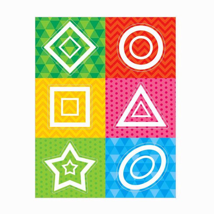 № 4653994 Наклейки детские развивающие на стульчик для кормления 