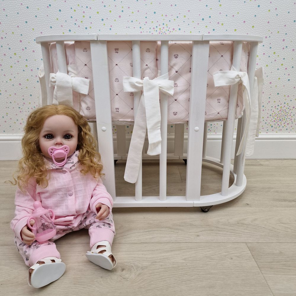 Пеленка для новорожденного с кружевами (бязь) артикул анонс КуклКПБ4_11