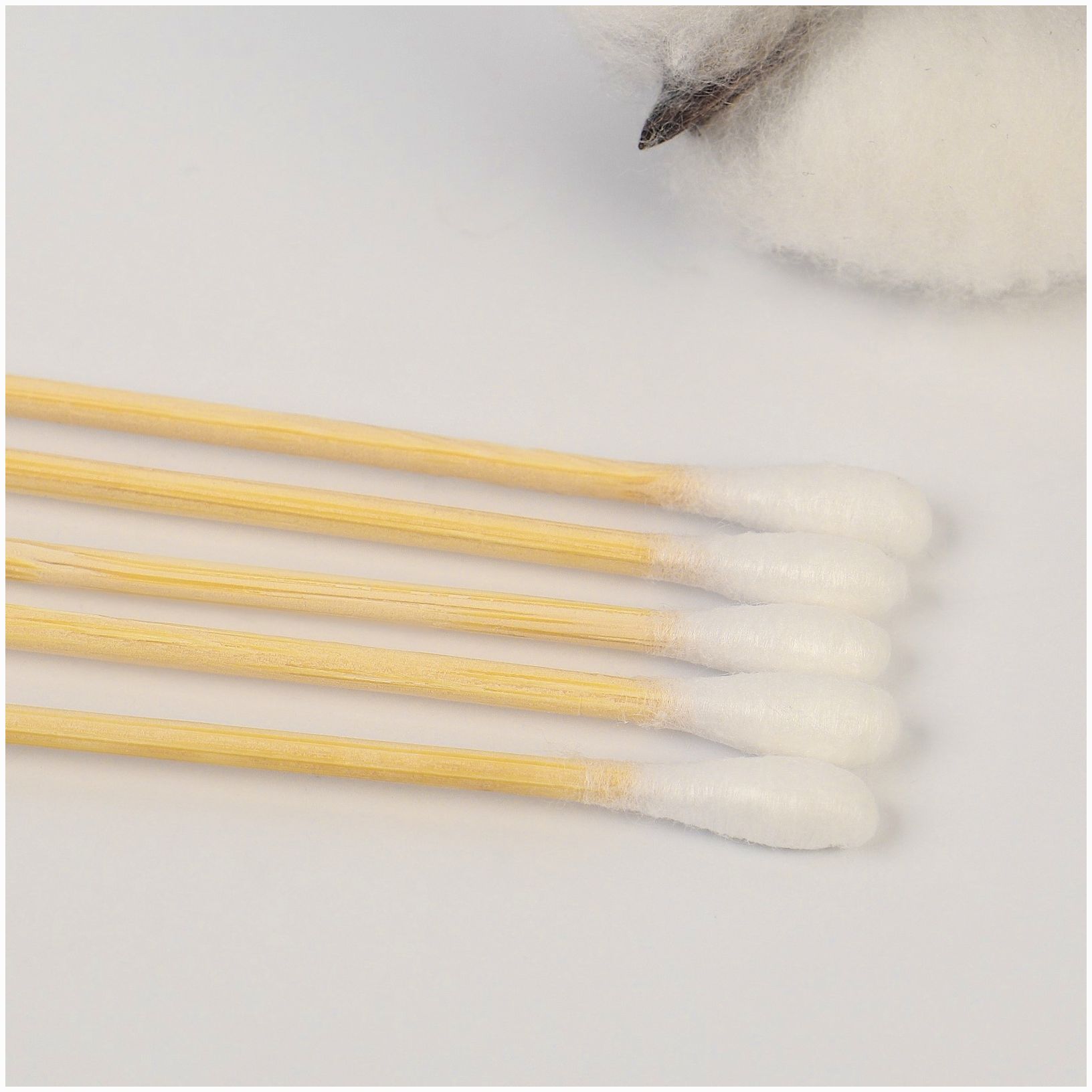 Картинка Ватные палочки в тубе 100 шт.,  наконечник - классика, хлопок/бамбук(стик) (№9829481) от магазина Мир детей Товары для Новорожденных