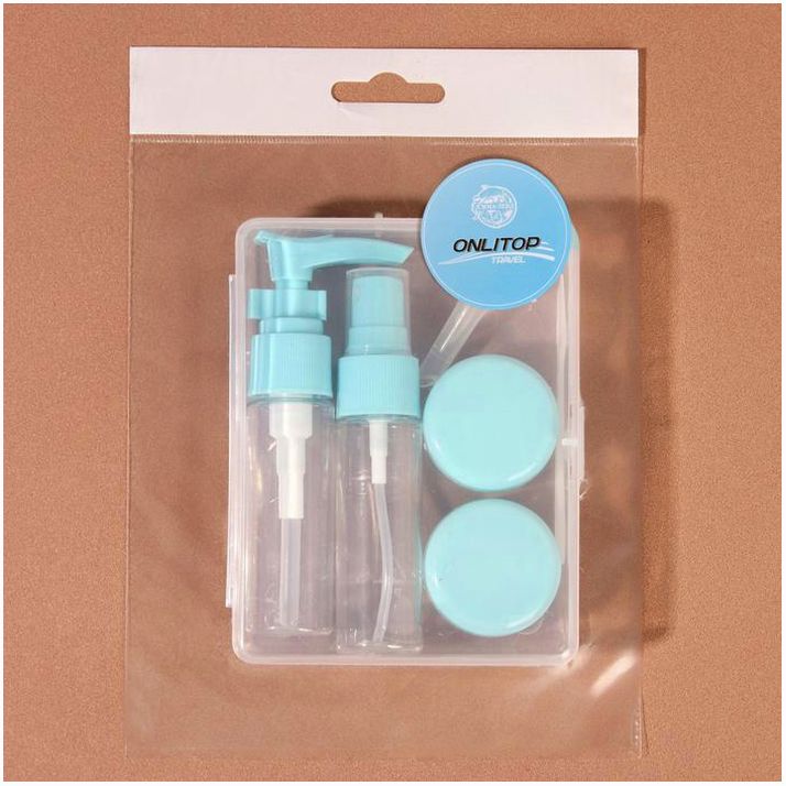 Картинка Набор для хранения, в футляре, 6 предметов, цвет МИКС (№1694472) от магазина Мир детей Товары для Новорожденных