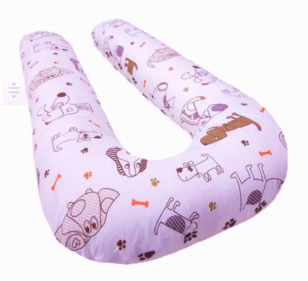 Картинка Подушка - матрас "Подкова" для беременных с чехлом (верх-хлопок 100%, наполнитель-синтепух) (№900) цвета в ассортименте от магазина Мир детей Товары для Новорожденных