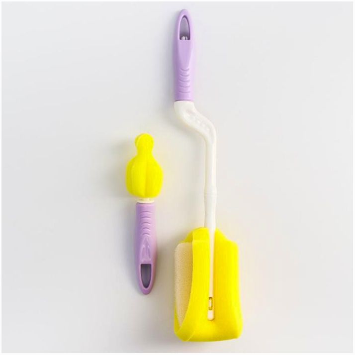 Набор ёршиков по уходу за детскими бутылочками и сосками, цвет МИКС артикул анонс 4780684