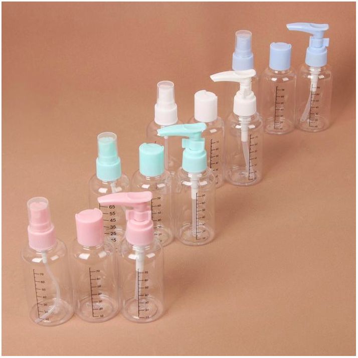 Картинка Набор для хранения, 3 предмета, со шкалой деления, цвет розовый (№3547452) от магазина Мир детей Товары для Новорожденных