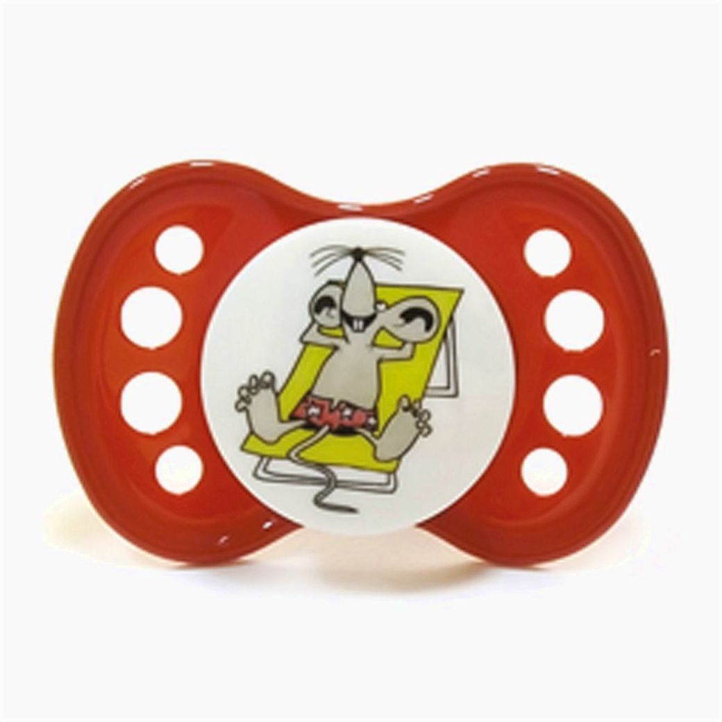 № 11041М Пустышка (6-12 мес., силикон, круглая, 