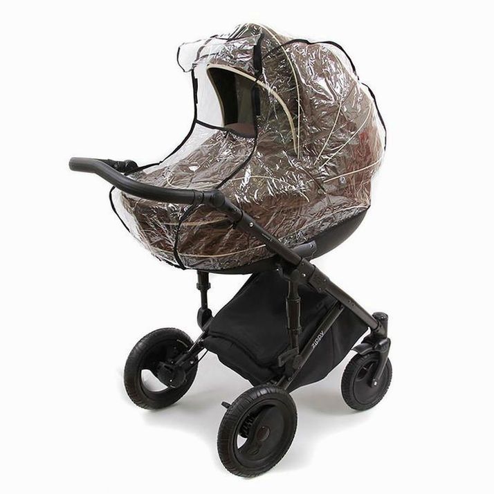 Дождевик на коляску, с окном на липучках, цвет прозрачный артикул анонс 1999272