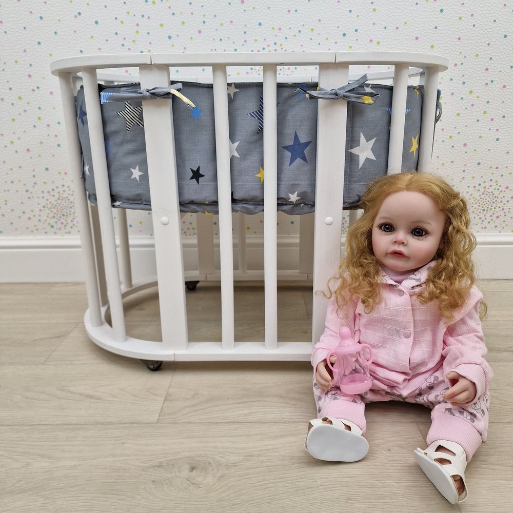 Пеленка для новорожденного с кружевами (бязь) артикул анонс КуклКПБ6_33