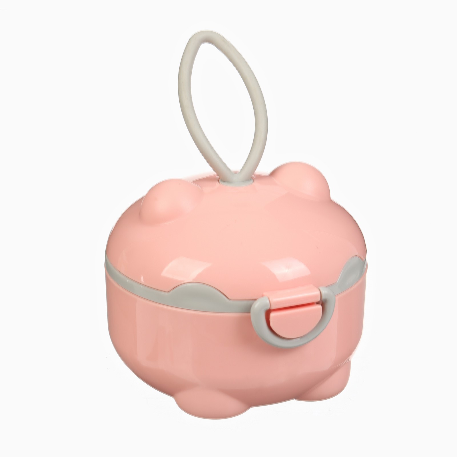 Контейнер для детского питания Мишка 1, 150 мл, цвет розовый артикул анонс 10553131