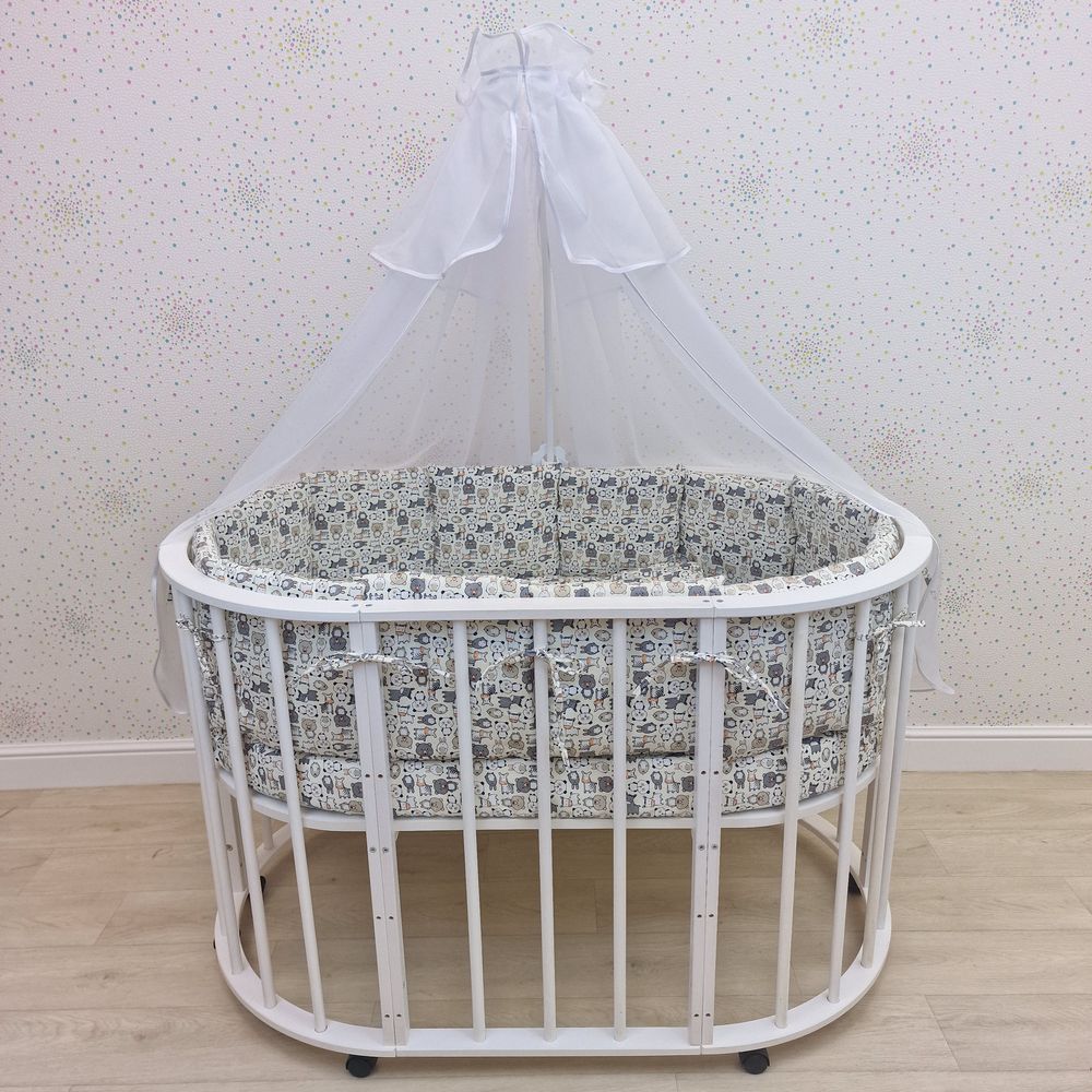 КПБ 20 пр (балдахин + борт + пододеяльник + 2 одеяла + наволочка + подушка + 2 простыни (бязь) 12кв артикул анонс 1149-О-1_03