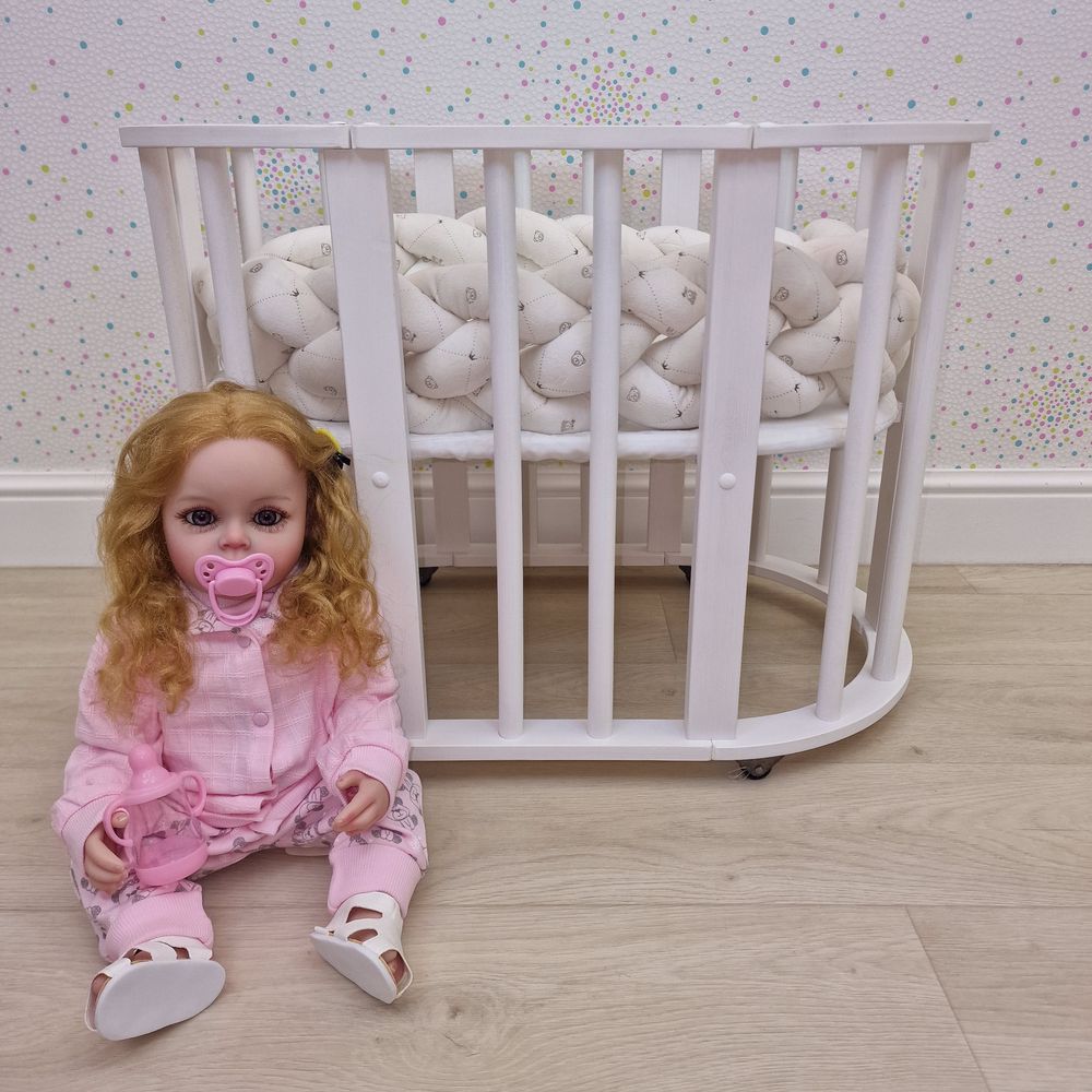 Пеленка для новорожденного с кружевами (бязь) артикул анонс КуклКПБ2_28