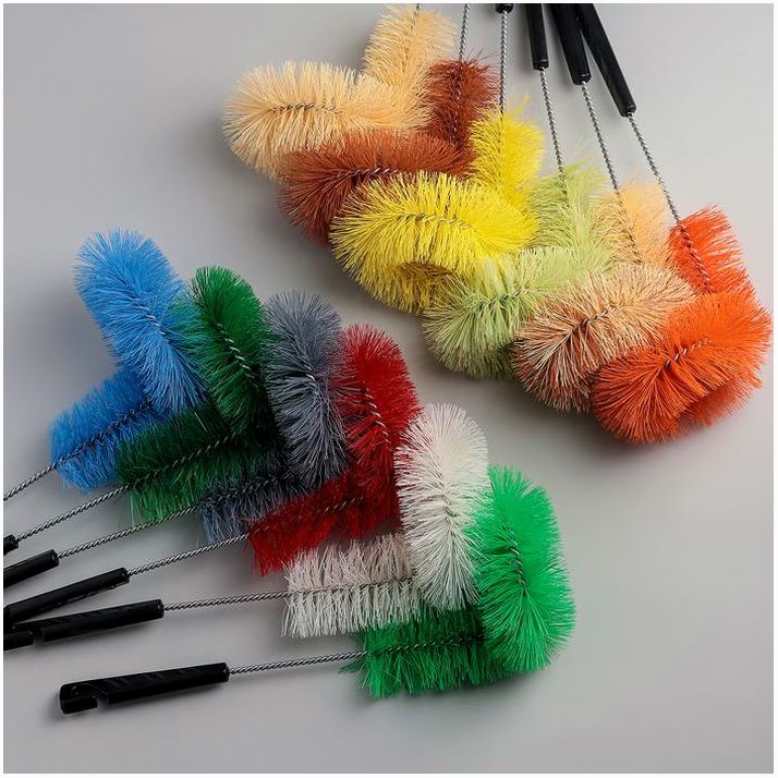 Картинка Ёршик баночный, 12?10?26 см, синтетическая щетина, цвет МИКС (№2154021) от магазина Мир детей Товары для Новорожденных