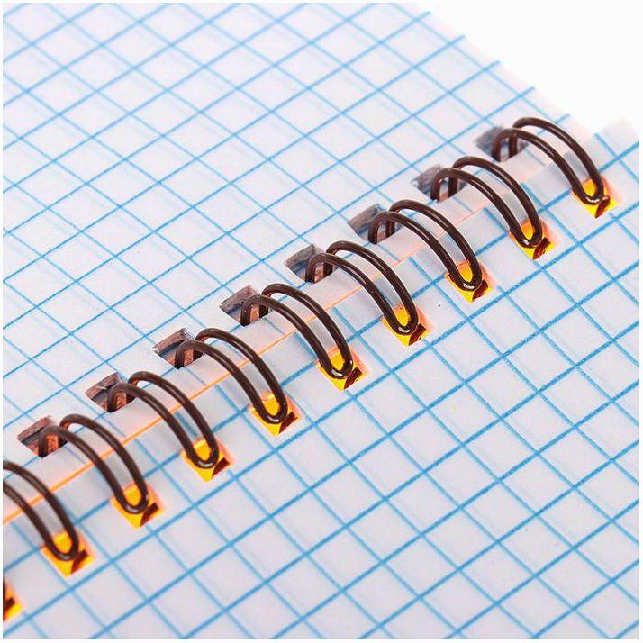 Картинка Блокнот А6, 80 листов в клетку на гребне "Оранжевый. Неон", пластиковая обложка, блок офсет (№3554034) от магазина Мир детей Товары для Новорожденных