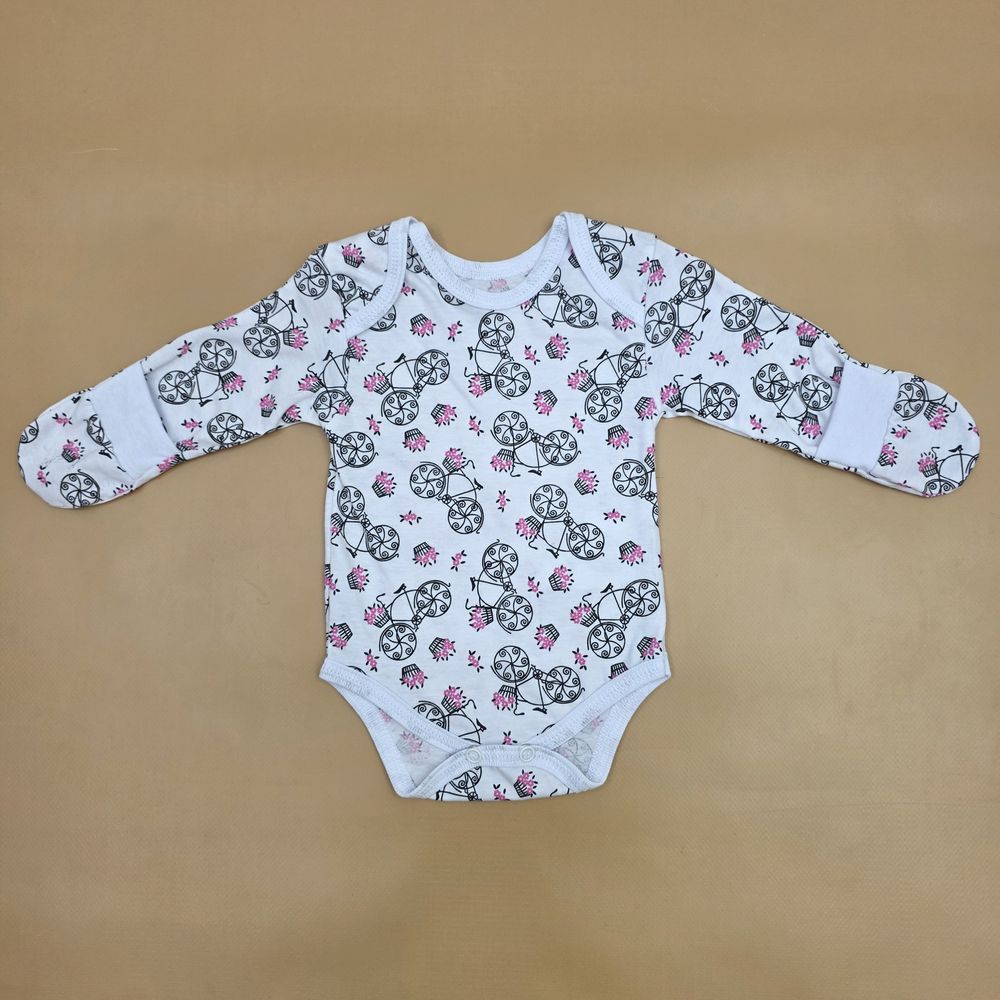 Боди №8 (кулирка, кнопки снизу, зашитая ручка с разрезом) артикул анонс 0112-62МД