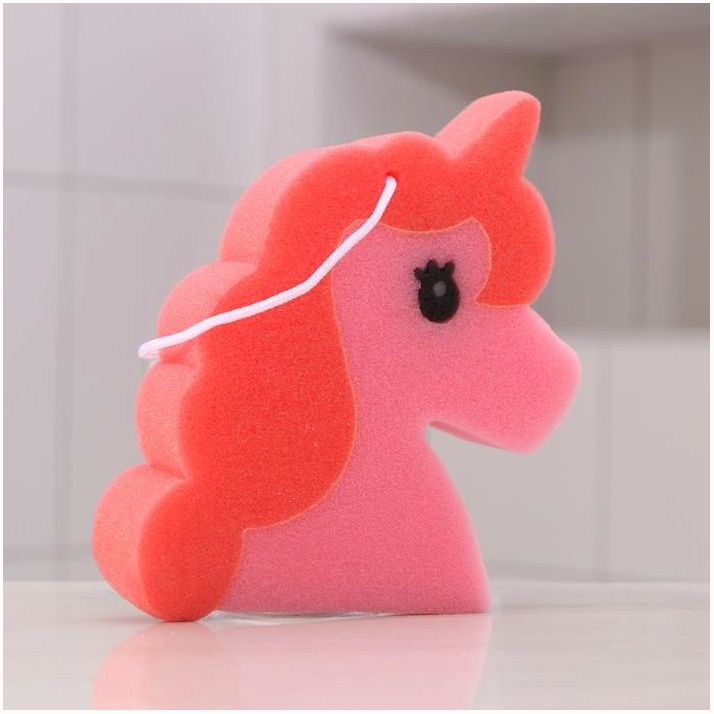 Губка для тела Доляна «Единорожка», цвет МИКС артикул анонс 4430137