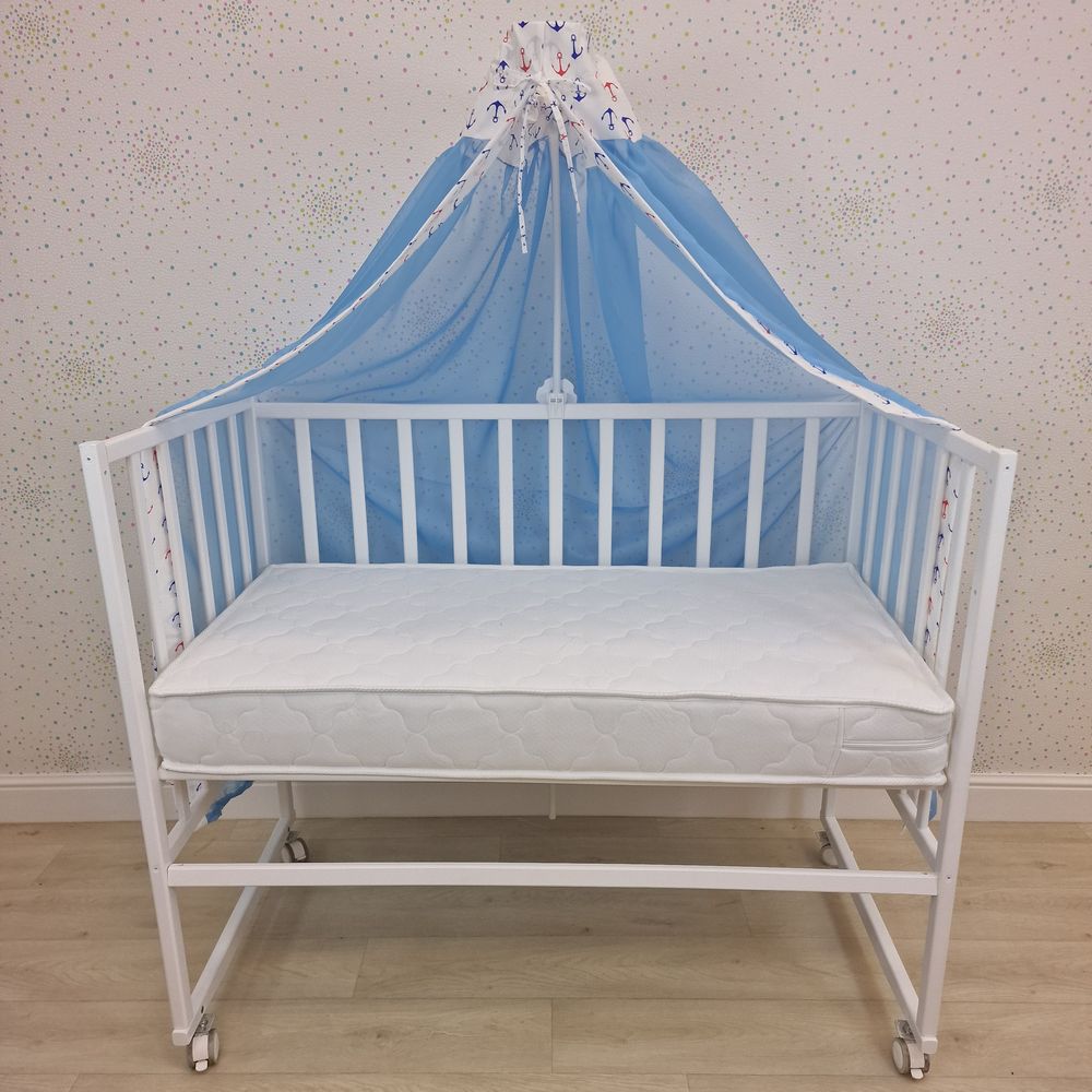 Балдахин (бязь/сеточка) + бант (бязь) артикул анонс 941_10