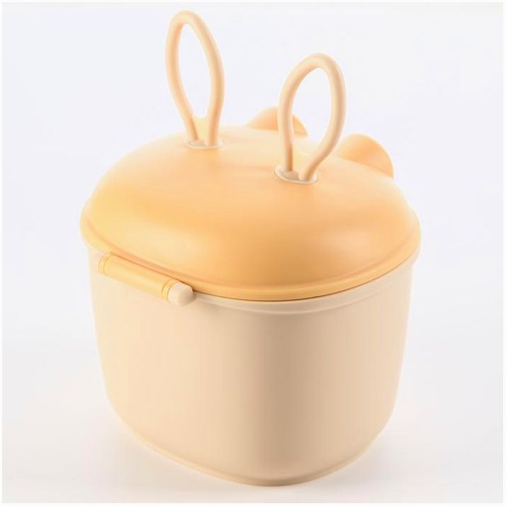 № 7653236 Контейнер для хранения детского питания, 230 мл., цвет желтый