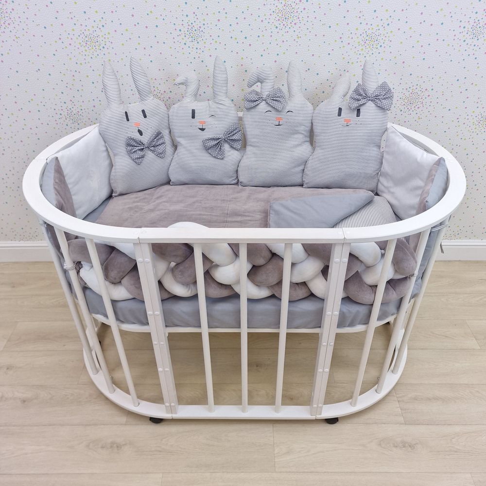 № 1178-0-1бб КПБ 16 пр (борт + пододеяльник + одеяло + наволочка + подушка + простынь (плюш/бязь)