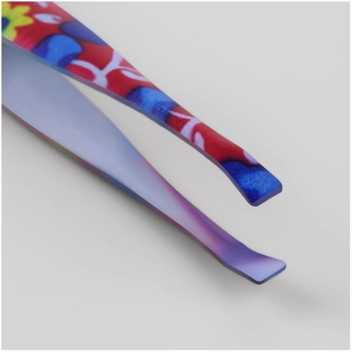 № 1492260 Пинцет прямой, узкий, 8,5 см, рисунок МИКС