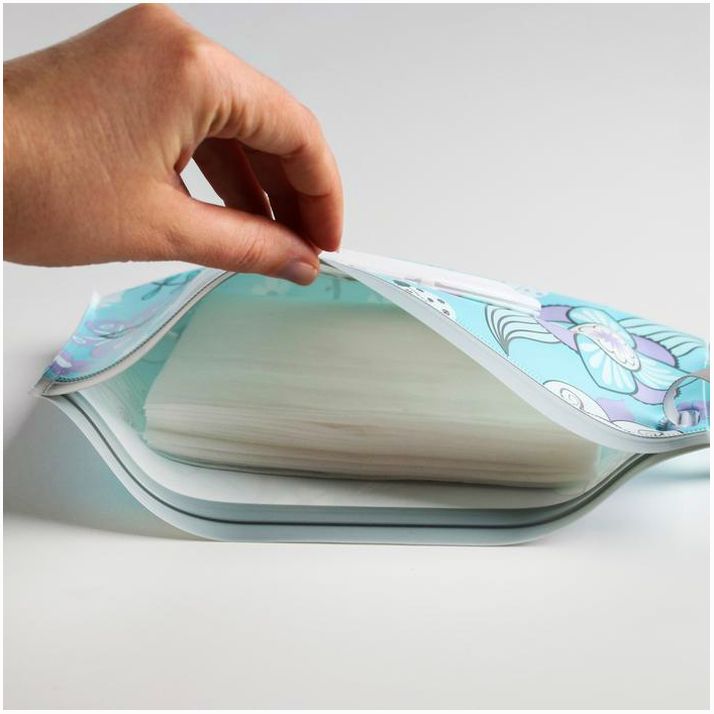 Картинка Контейнер для салфеток с петелькой «Абстракция», цвет МИКС (№4758807) от магазина Мир детей Товары для Новорожденных