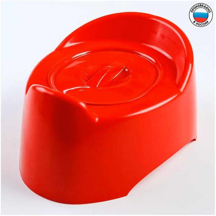 Горшок детский с крышкой «Малышка», для девочки, цвет МИКС артикул анонс 230090