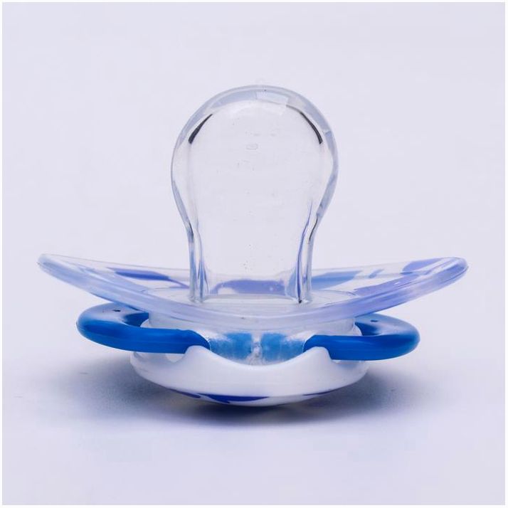 № 4770914 Соска-пустышка ортодонтическая, силикон, от 3 мес., «Кит», цвет голубой