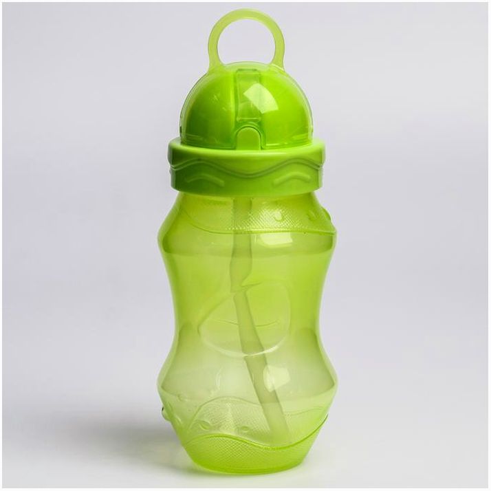 № 1610024 Поильник - непроливайка с трубочкой, 280 мл, цвета МИКС