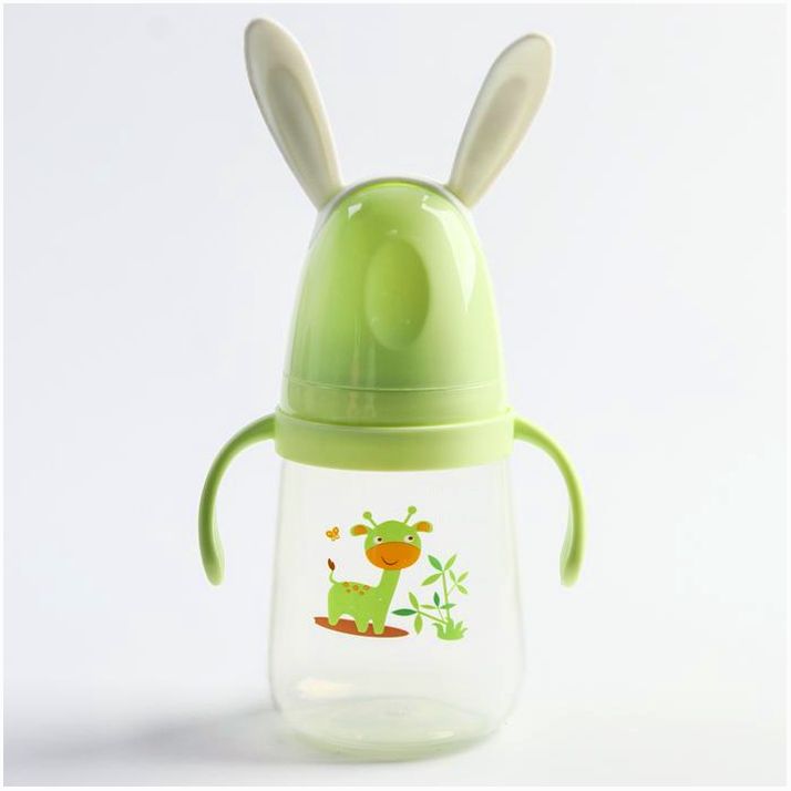 № 4724439 Бутылочка для кормления «Веселые зверята», 400 мл., цвет МИКС