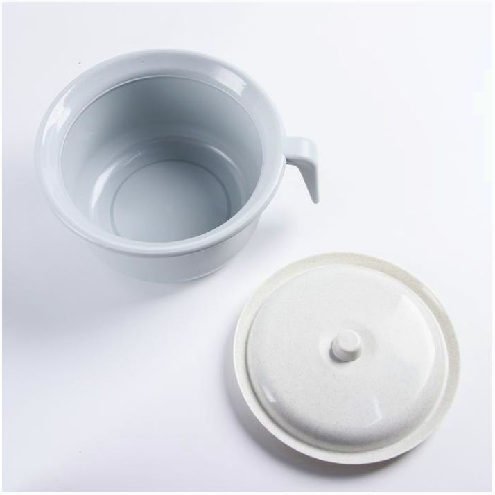 № 4962123 Горшок детский с крышкой, цвет серый, 1900 мл