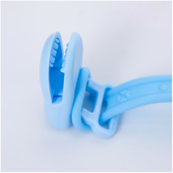 Картинка Держатель для соски - пустышки, силиконовый, цвет бирюзовый/голубой (№4770940) от магазина Мир детей Товары для Новорожденных