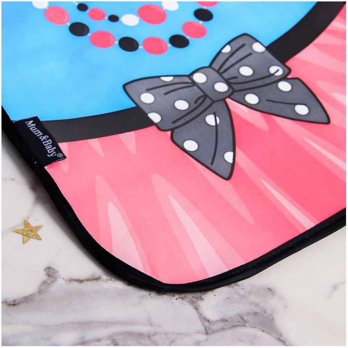 № 5044950 Нагрудник «Снежная нежность» непромокаемый на липучке, с карманом