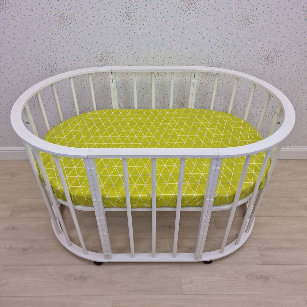 Простыня на резинке на овальную кровать (бязь) артикул анонс 257_38