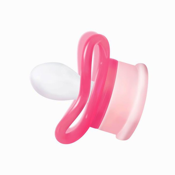 Картинка Соска - пустышка силиконовая MEPSI анатомическая 6+ мес, розовая (№10062589) от магазина Мир детей Товары для Новорожденных