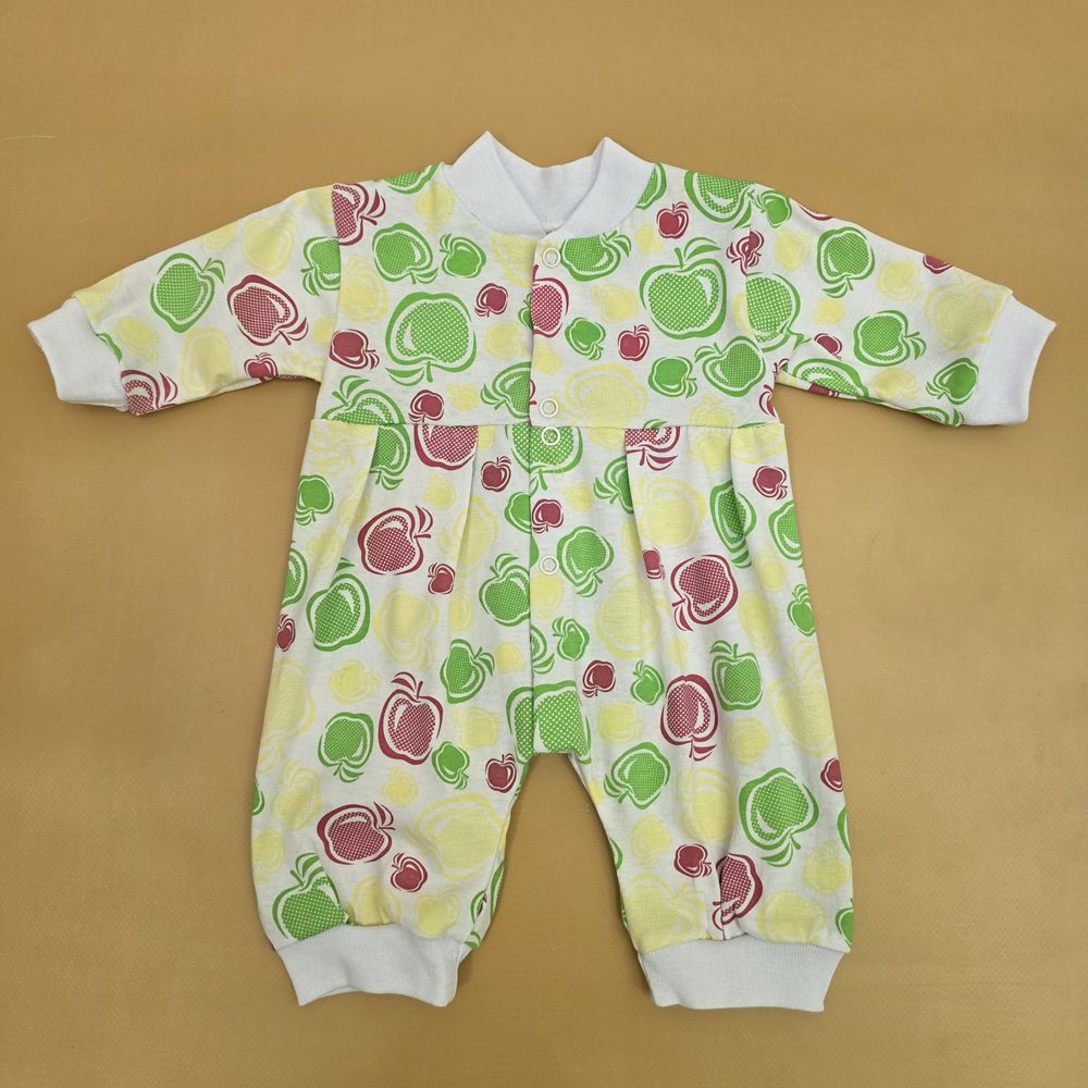 Комбинезон №1 (кулирка, кнопки спереди, открытые ручки и ножки) артикул анонс 0313-56МД