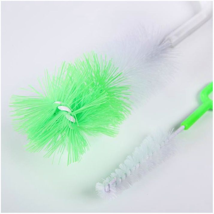 № 4601176 Набор ёршиков по уходу за детскими бутылочками и сосками, цвет МИКС