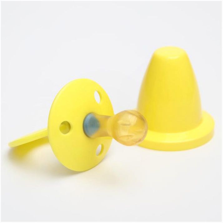 № 5167359 Соска-пустышка «Лакомка» с колпачком, латексная, цвет МИКС от 0 мес.