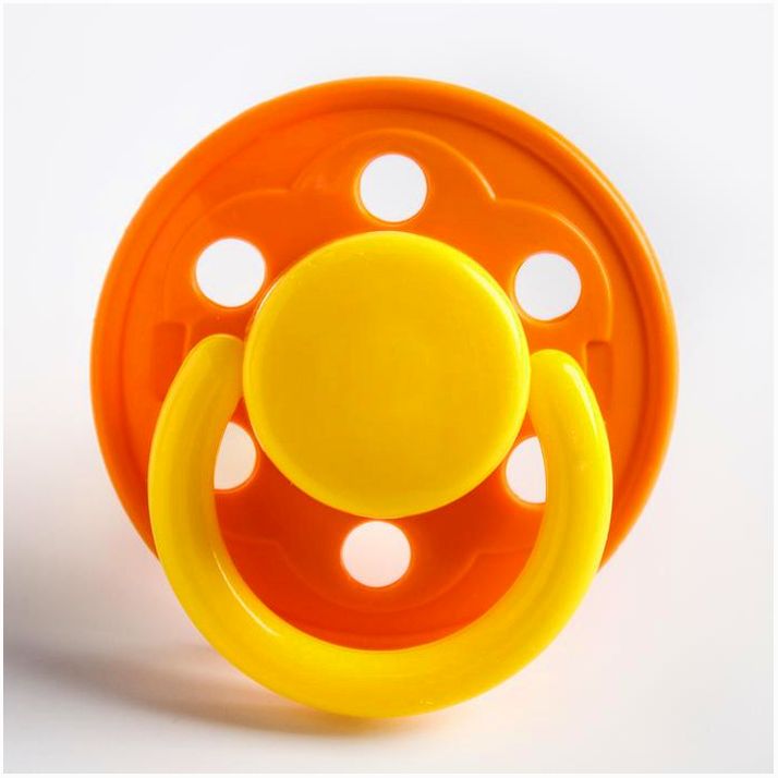 № 191166 Пустышка латексная классическая «Карамелька», от 0 мес., цвета МИКС