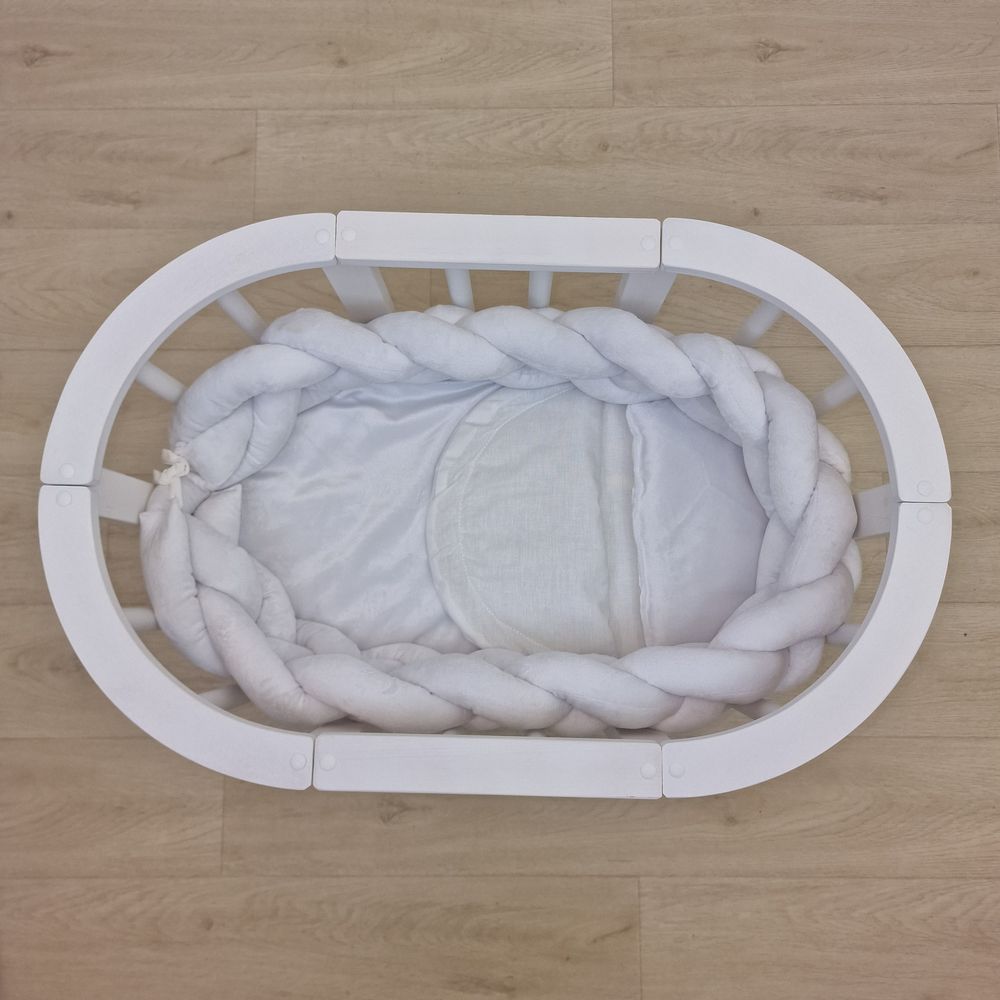 Пеленка для новорожденного с кружевами (бязь) артикул анонс КуклКПБ2_32