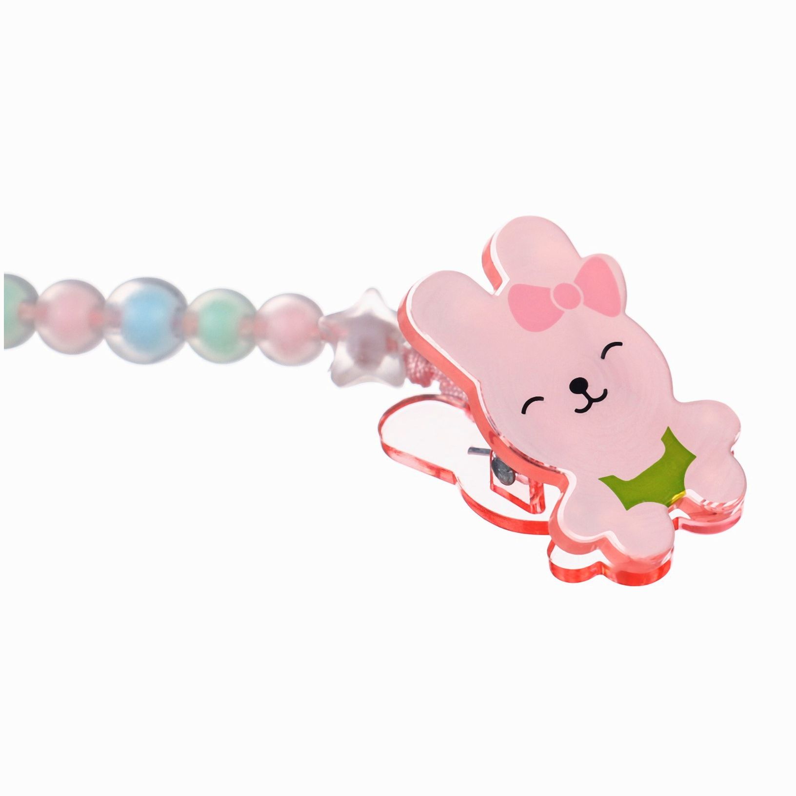 № 9844085 Держатель для пустышки «Зайка», цвет розовый