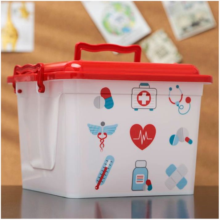 № 734634 Аптечка «Доктор+», 8,5 л, квадратная