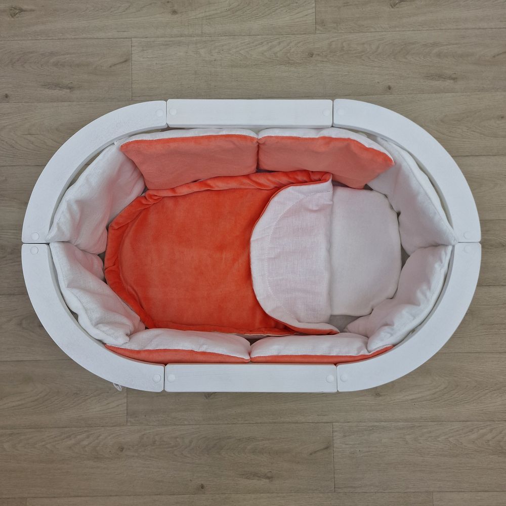 Пеленка для новорожденного с кружевами (бязь) артикул анонс КуклКПБ4_07