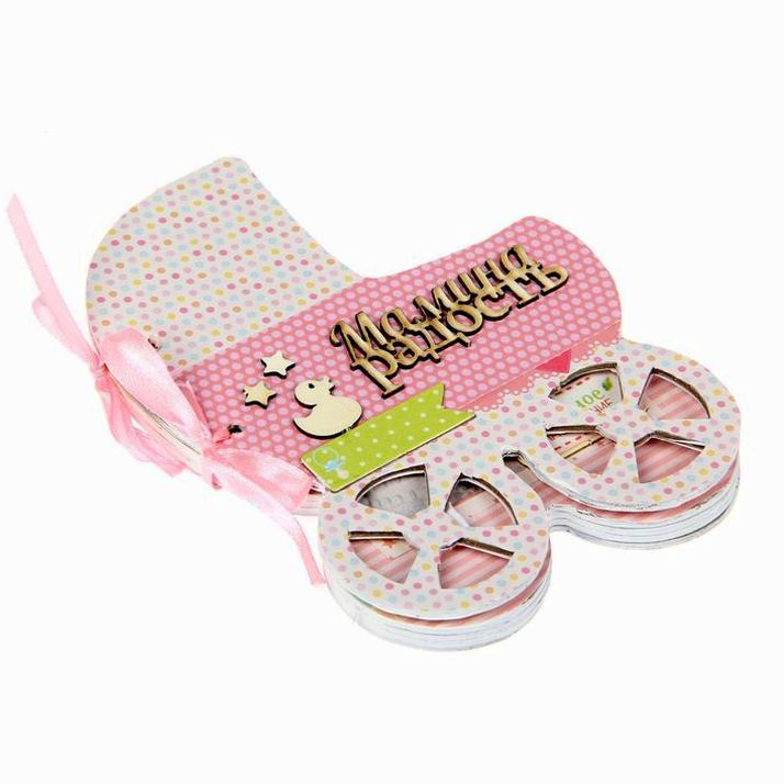 Альбом-заготовка для скрапбукинга «Любимая малышка», 15 ? 13 см артикул анонс 1227800