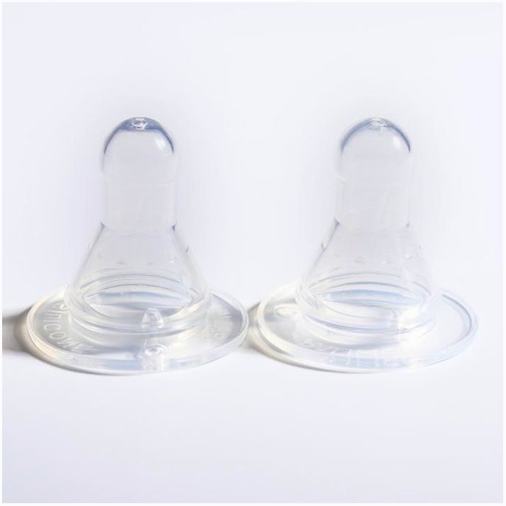 Набор силиконовых сосок, 2 шт., от 6 мес., быстрый поток артикул анонс 652030