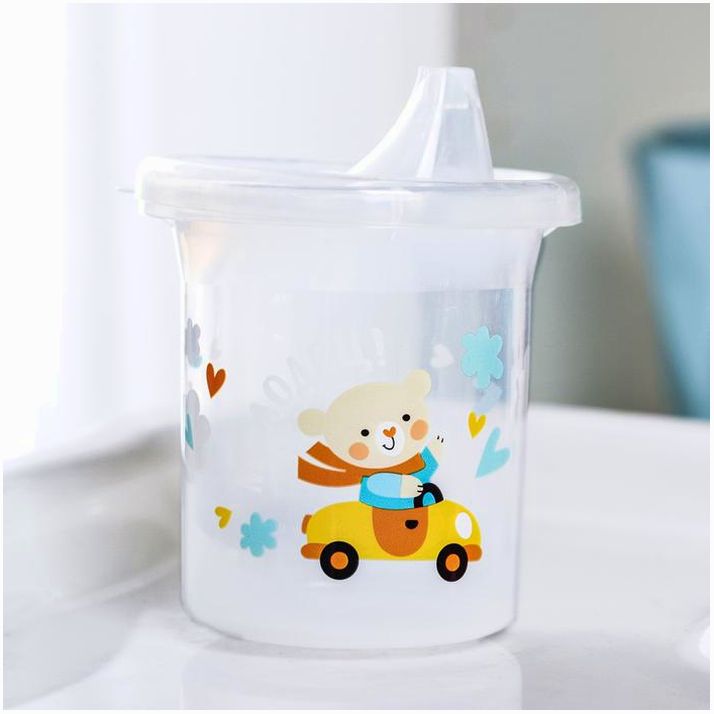 Картинка Поильник детский «Мишка Берри» с твёрдым носиком, 200 мл (№3721456) от магазина Мир детей Товары для Новорожденных