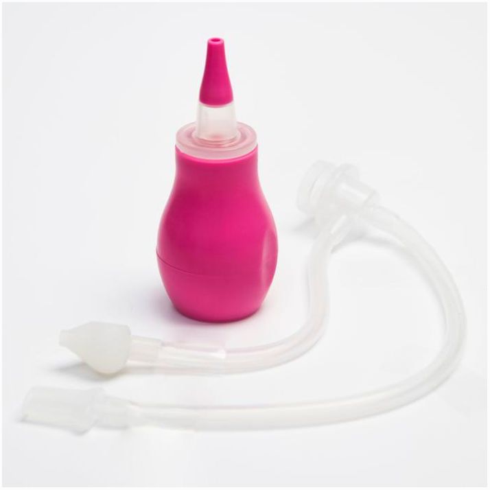 № 5276556 Детский назальный аспиратор с 2-мя сменными насадками, в контейнере, цвет розовый