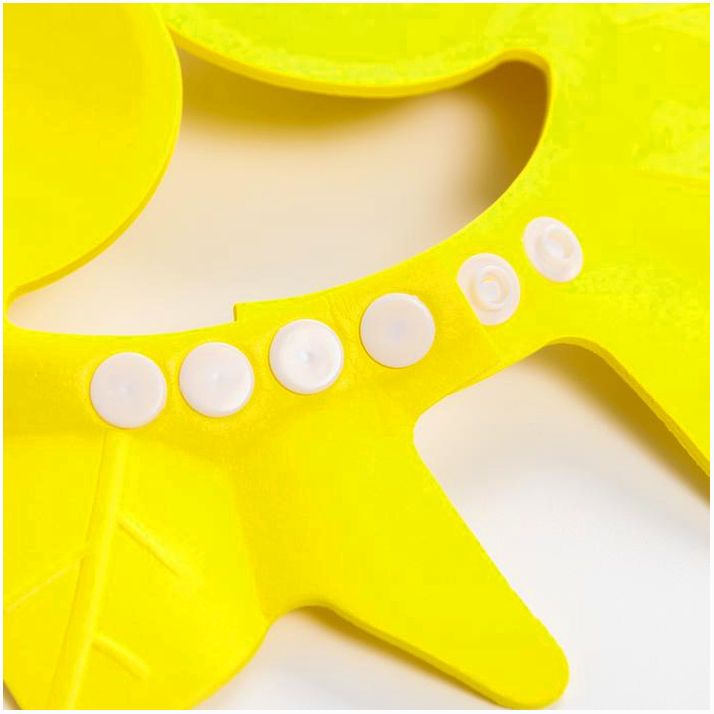 Картинка Козырек для купания «Листочки», цвет МИКС для девочки (№6913457) от магазина Мир детей Товары для Новорожденных