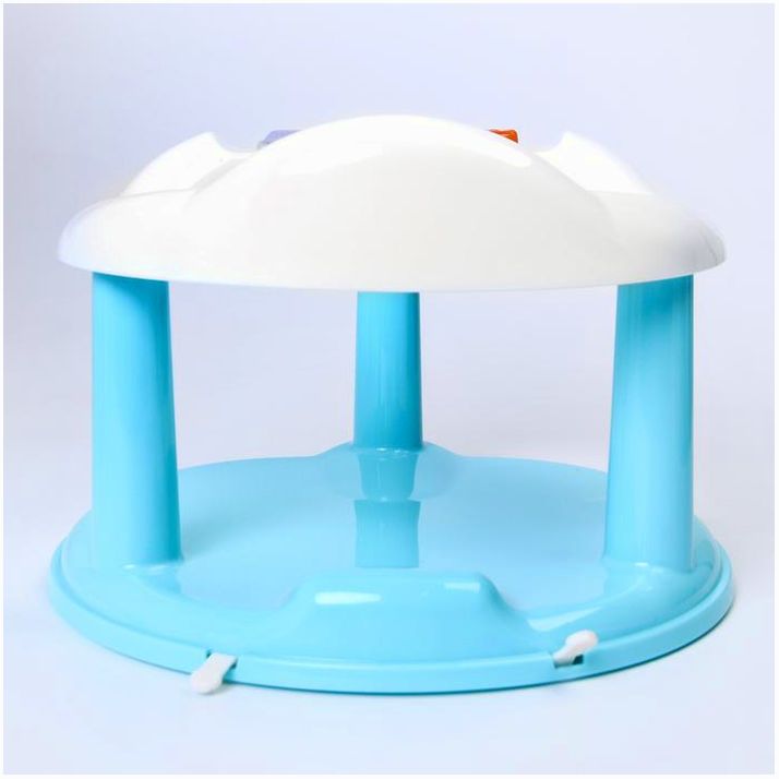 Картинка Стульчик для купания на присосках, цвет бирюзовый (№1876843) от магазина Мир детей Товары для Новорожденных