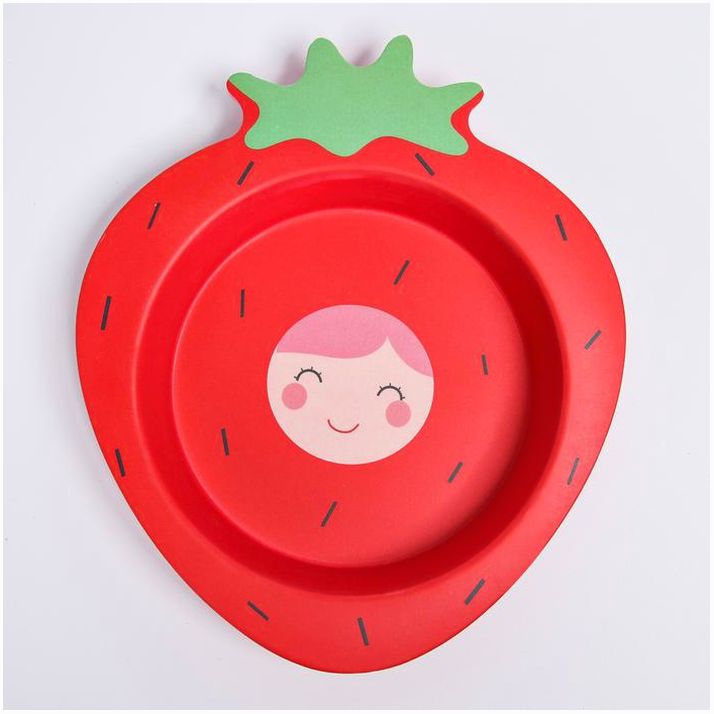 № 4645243 Миска «Клубничка» из бамбука