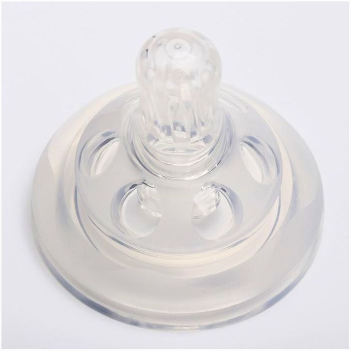 Картинка Соска силиконовая, широкое горло, от 6 мес., быстрый поток (№6929808) от магазина Мир детей Товары для Новорожденных