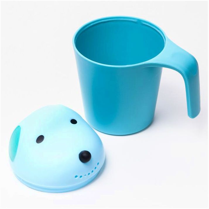 Картинка Ковш для купания и мытья головы, детский банный ковшик, хозяйственный «Собачка», цвет голубой (№7761353) от магазина Мир детей Товары для Новорожденных