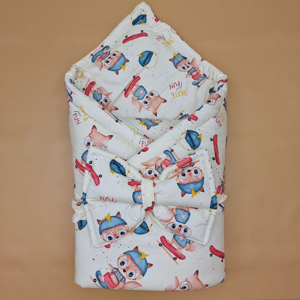 Комплект на выписку 2 пр: одеяло+бант-подушка (бязь) артикул анонс 1872б-0-1_м_05