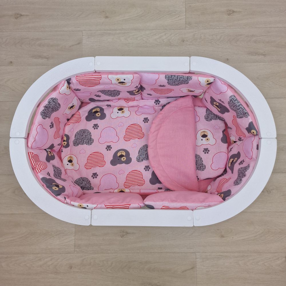 Пеленка для новорожденного с кружевами (бязь) артикул анонс КуклКПБ3_06